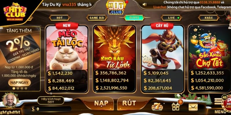 Giới thiệu cho anh em về sảnh nổ hũ hấp dẫn tại Hitclub